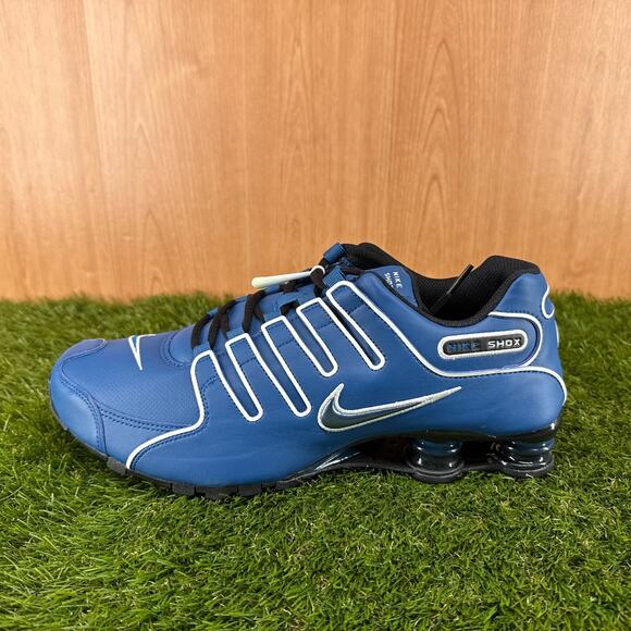 Nike Shox NZ Court Blue Running Sneakers IQ0572-402 Men\'s Size 12 main image 6